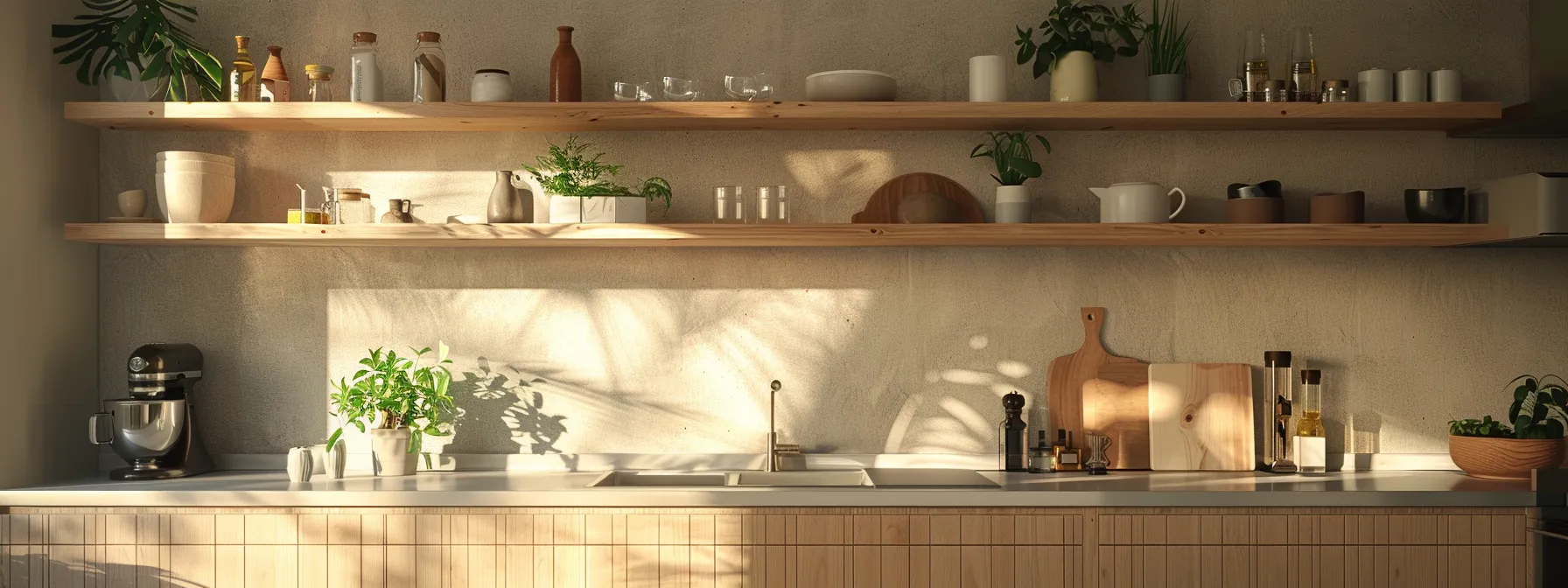 a beautifully organized and sparkling clean kitchen, ready for the homeowner to enjoy their newly renovated space.